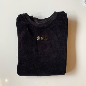 Illustrated people long sleeve shirt